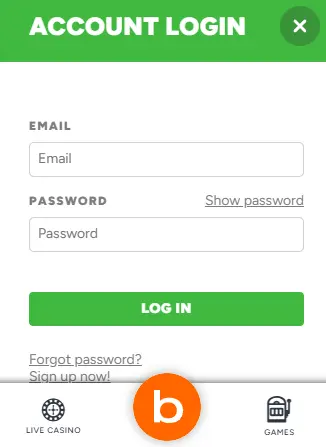 Konto w kasynie BETSSON

